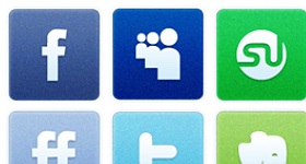 Clean Noise Social Icons