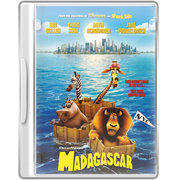 Case, Dvd, Madagascar Icon