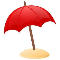 Sun, Umbrella Icon
