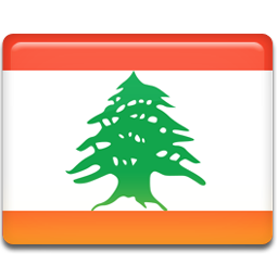 Flag, Lebanon Icon