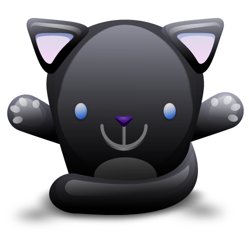 Black, Cat Icon