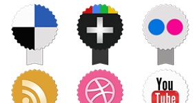 Badge Social Icons