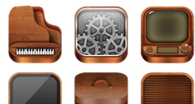 Wooden Icons