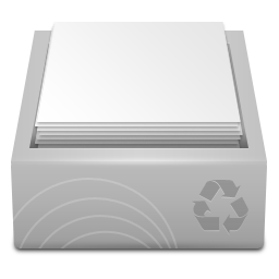 Bin, Full, Recycle Icon