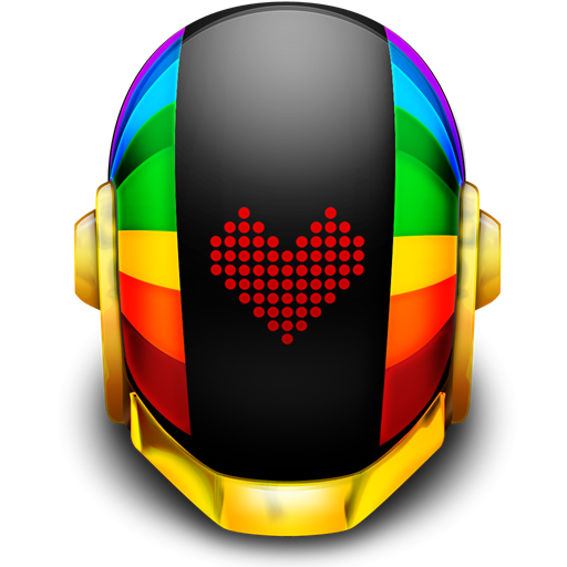 Guyman, Helmet, Love Icon