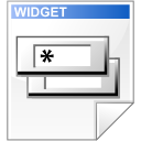 Document, Widget Icon