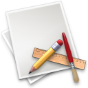 Application, Art, Brush, File, Pencil, Ruler Icon