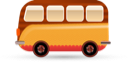 Bus, Car, Transportation, Van, Vehicle Icon