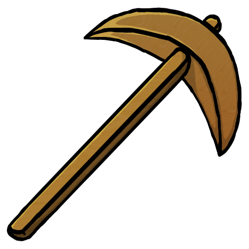 Pickaxe, Wooden Icon
