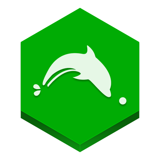 Browser, Dolphin Icon