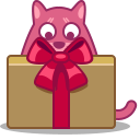 Cat, Gift Icon