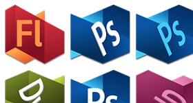 Origami Adobe CS Series Icons