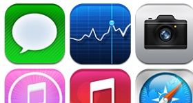 IOS 7 Redesign Concept Icons
