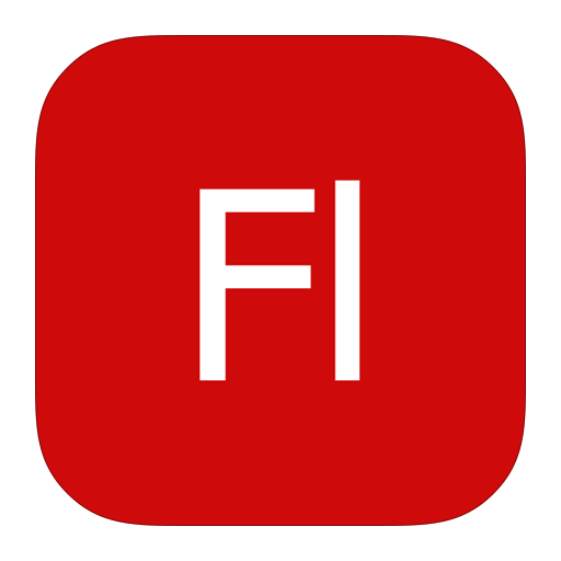 Adobe, Flash, Metroui Icon