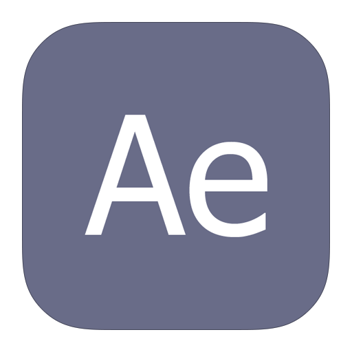 Adobe, After, Effects, Metroui Icon