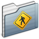 Folder, Graphite, Public Icon