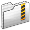 Folder, Security, White Icon
