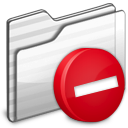 Folder, Private, White Icon