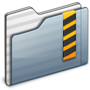Folder, Graphite, Security Icon