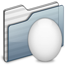 Egg, Folder, Graphite Icon