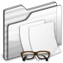 Documents, Folder, White Icon