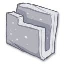 Folder, Gray Icon