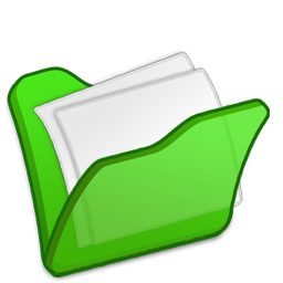 Folder, Green, Mydocuments Icon
