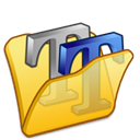 Folder, Font, Yellow Icon