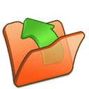 Folder, Orange, Parent Icon
