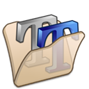 Beige, Folder, Font Icon