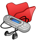 Folder, Mymusic, Red Icon