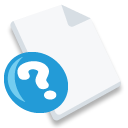 File, Help Icon