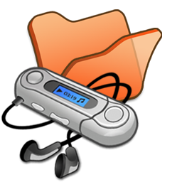 Folder, Mymusic, Orange Icon
