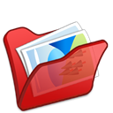 Folder, Mypictures, Red Icon