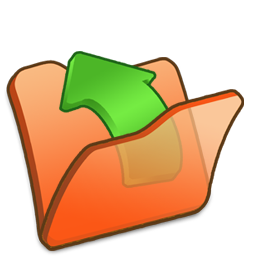 Folder, Orange, Parent Icon