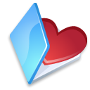 Blue, Favorits, Folder Icon