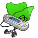 Folder, Green, Mymusic Icon