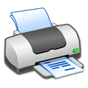 Printer, Text Icon