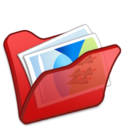 Folder, Mypictures, Red Icon