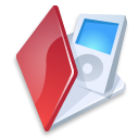 Folder, Ipod, Red Icon