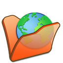 Folder, Internet, Orange Icon