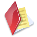Documents, Folder, Red Icon