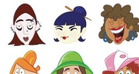 Avatar Girls Icons