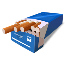 Blue, Cigarretes Icon