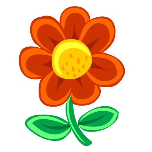 Flower, Red Icon