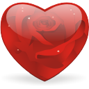 Heart, Rosy Icon