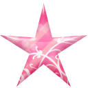 Pink, Star Icon