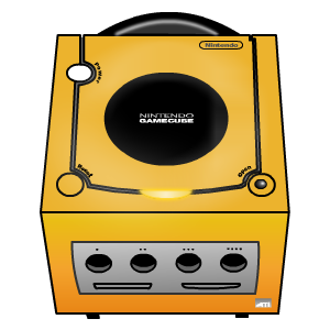 Gamecube, Icon, Orange Icon