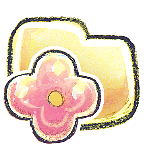 Flower, Folder, g Icon