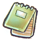 g, Notepad Icon